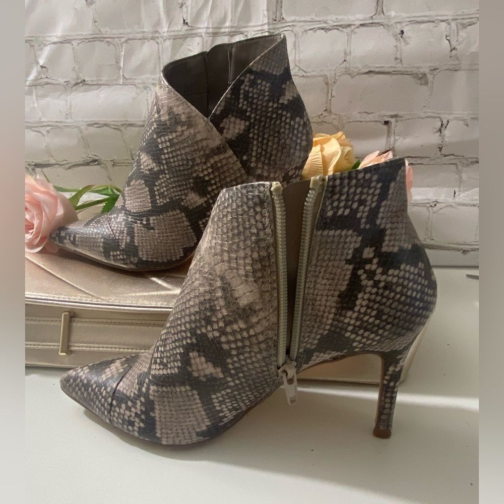 Snakeskin Ankle Boots - Picture 9 of 10